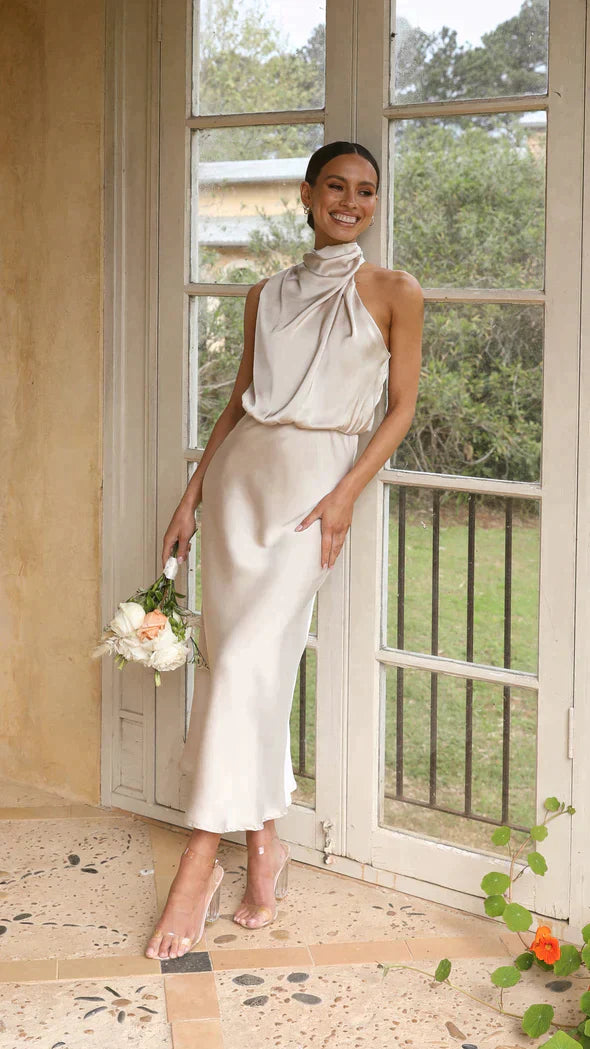 Michele - Robe longue brillante
