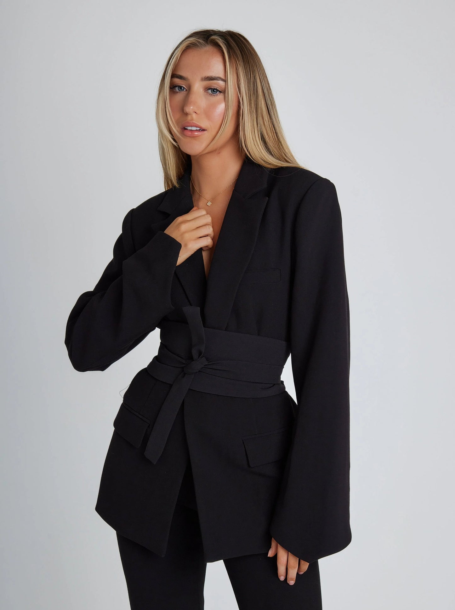 Amélie | Blazer Élégant avec Ceinture