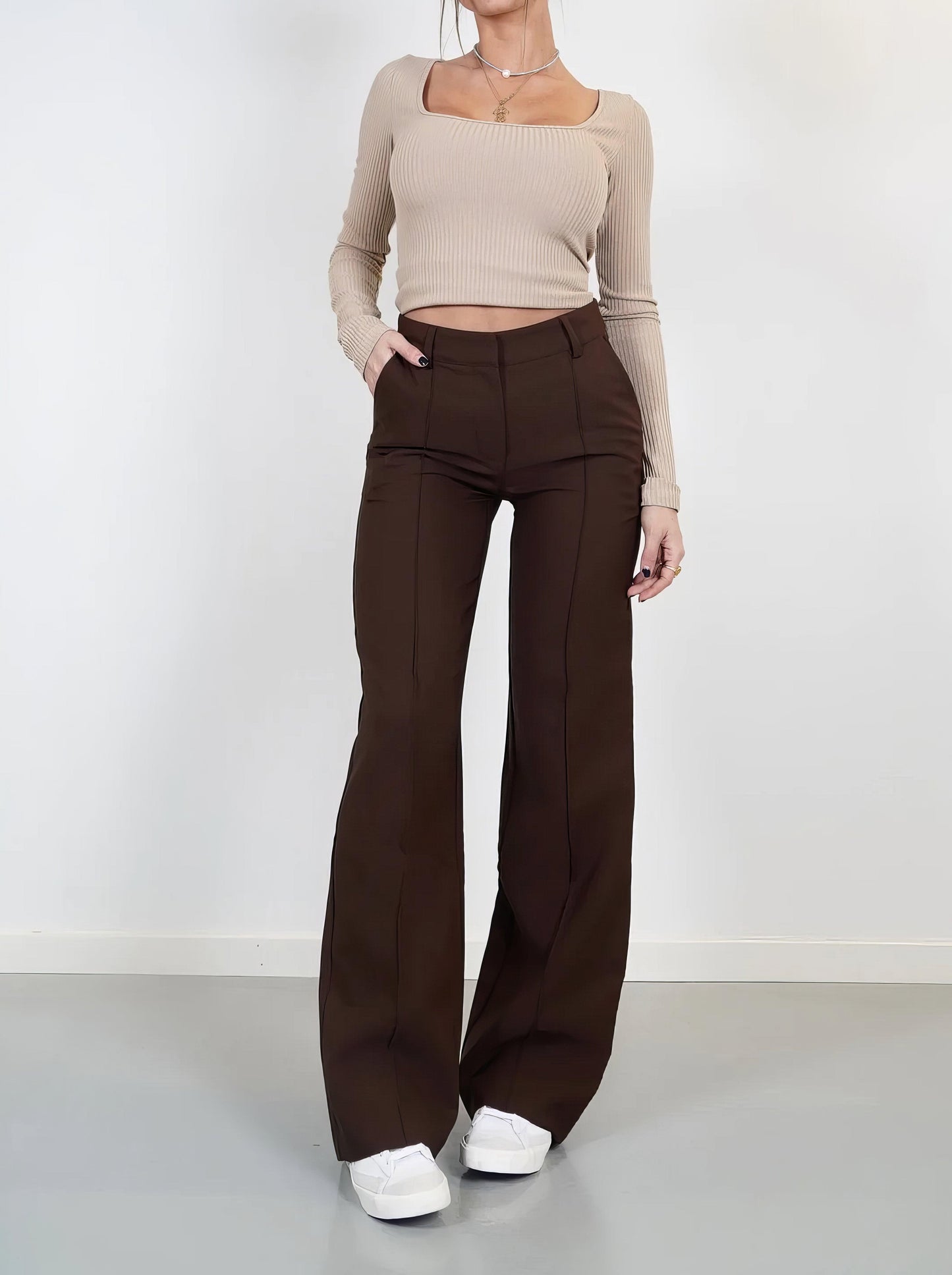 Aurélie | Pantalon droit élégant