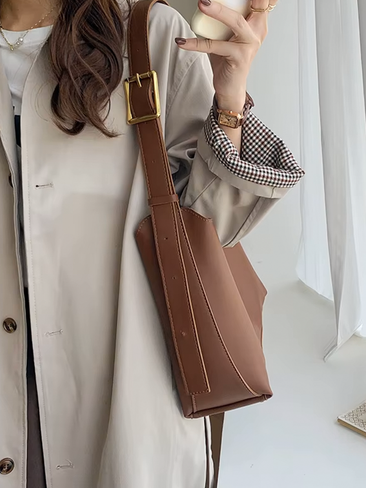 Noémie - Sac à Main | Shopper Marron