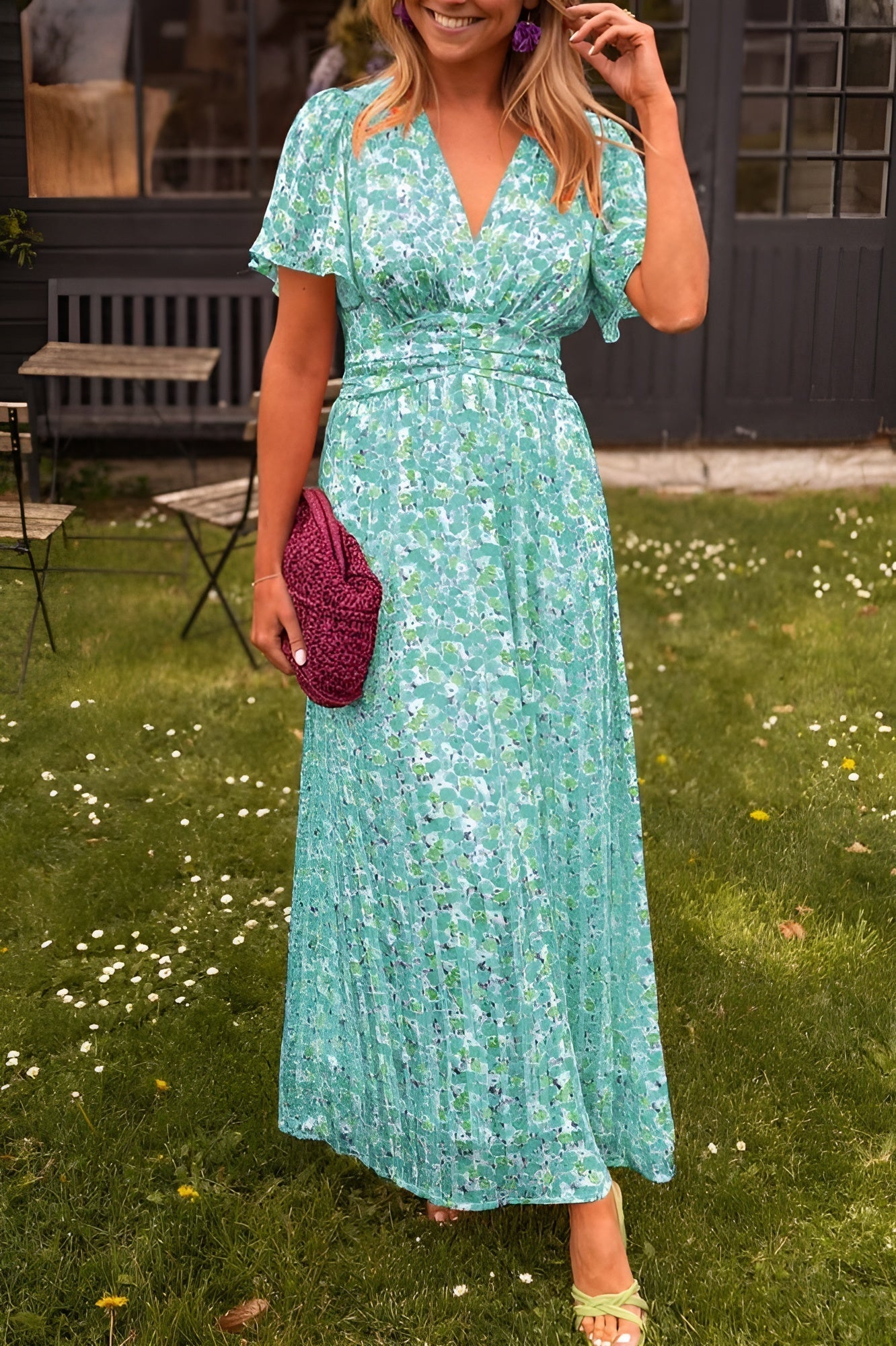 Hélène | Robe colorée et aérienne