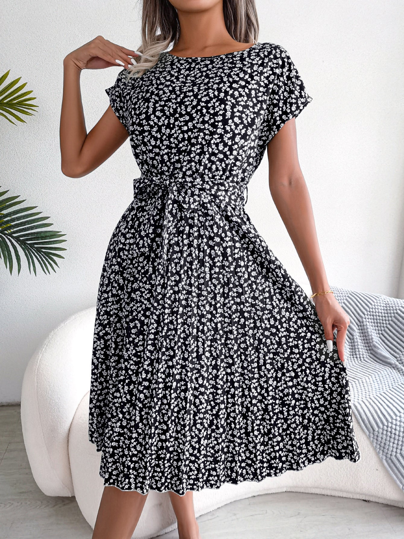 Laurance | Robe portefeuille fleurie