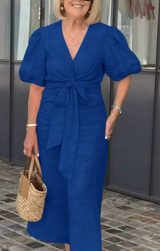 Sylvie | Robe midi, féminine, chic et confortable