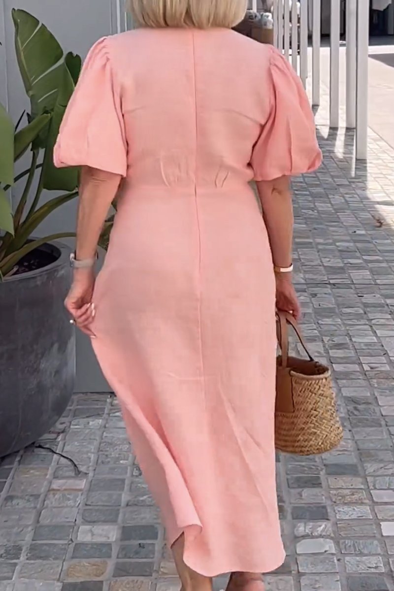 Sylvie | Robe midi, féminine, chic et confortable