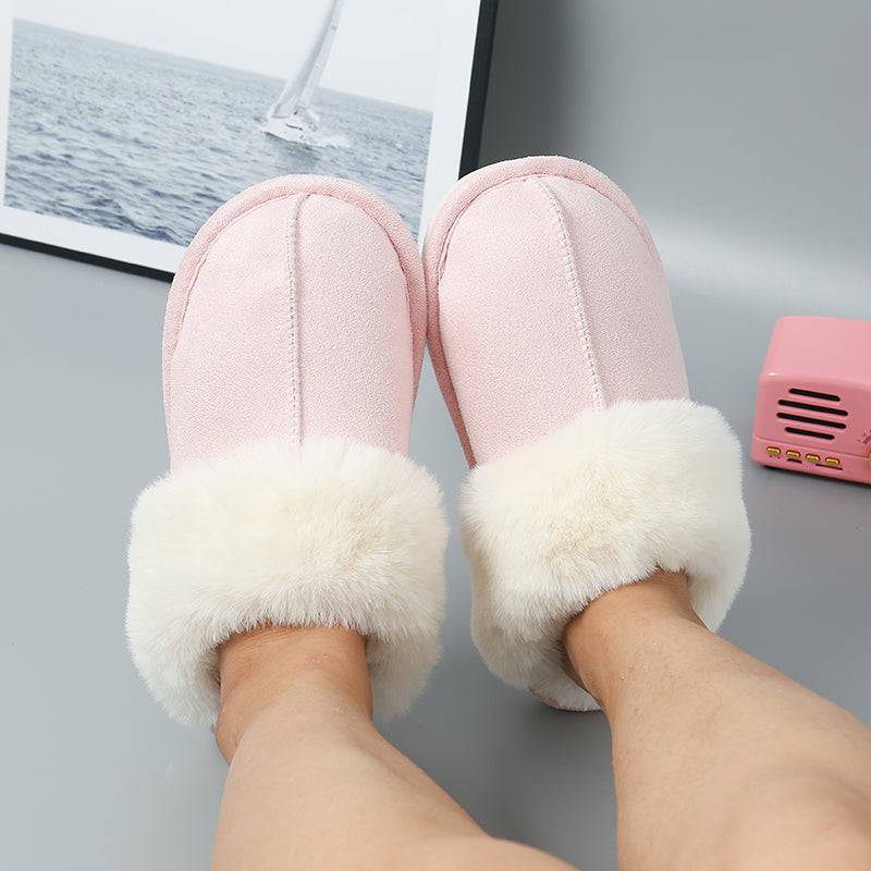 Chaussons d'intérieur chauds et moelleux