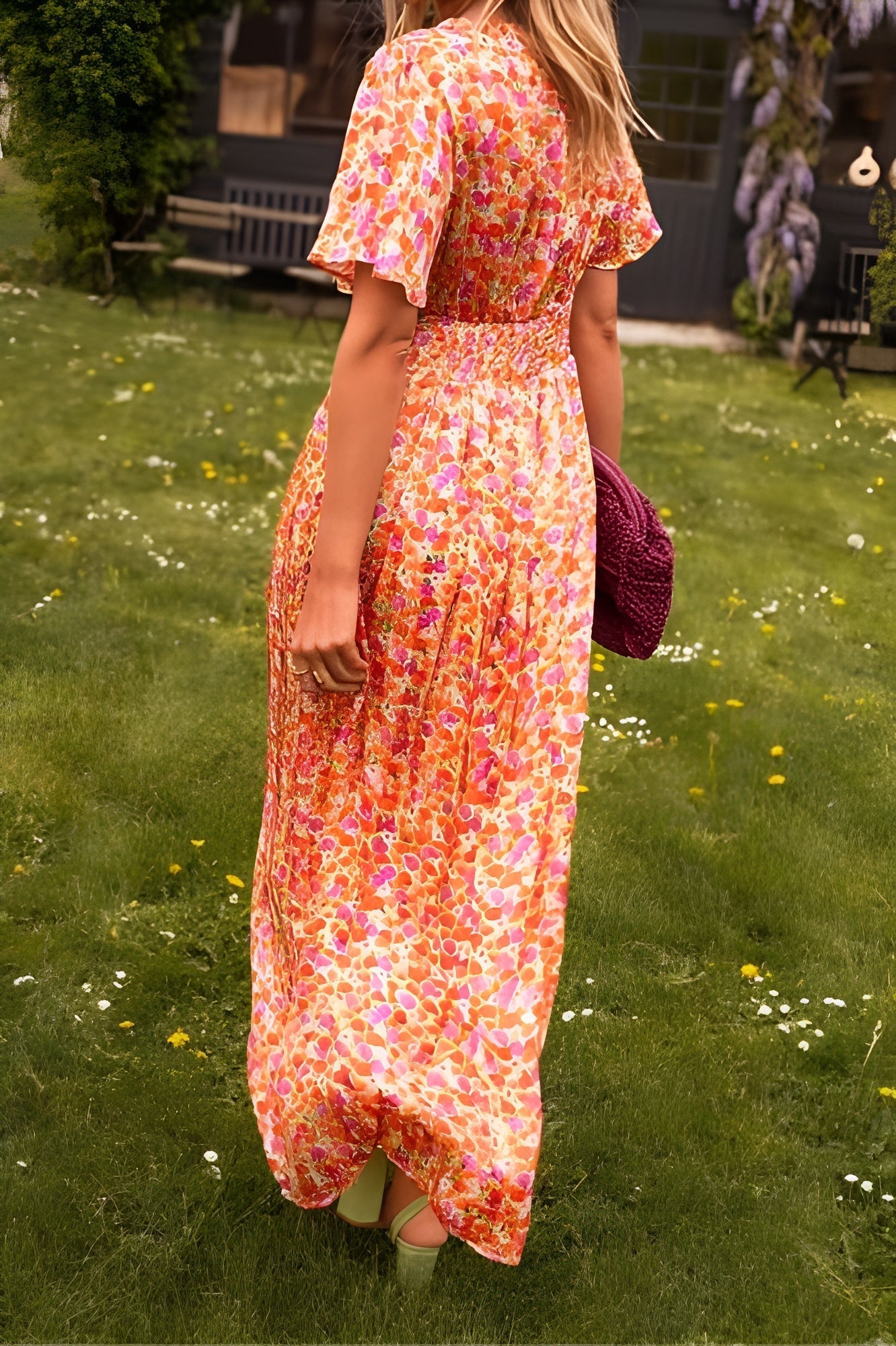 Hélène | Robe colorée et aérienne