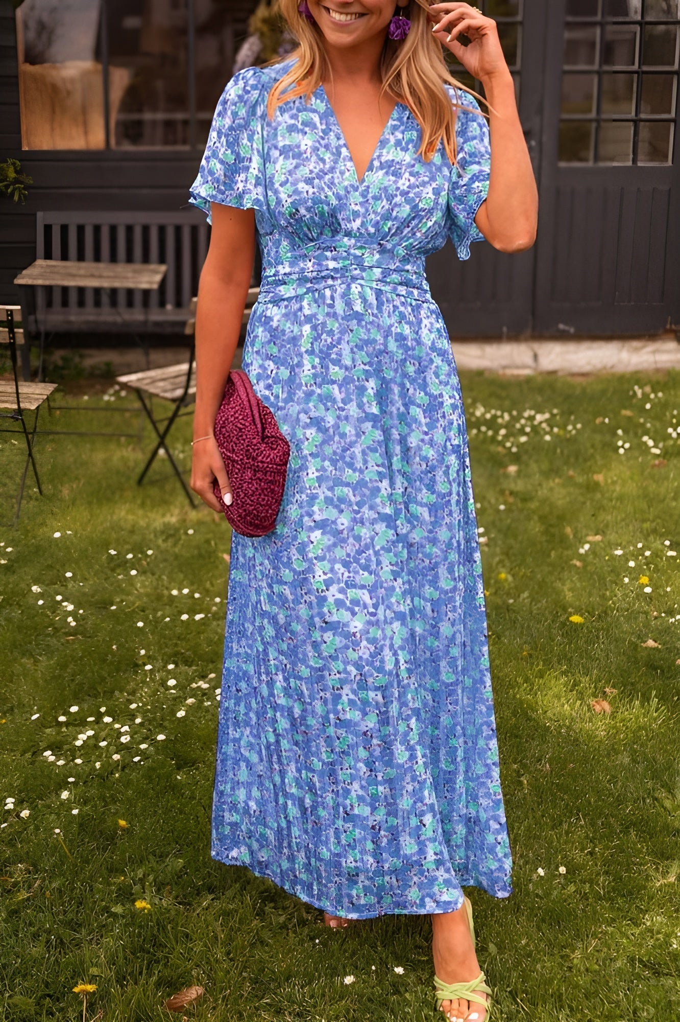 Hélène | Robe colorée et aérienne