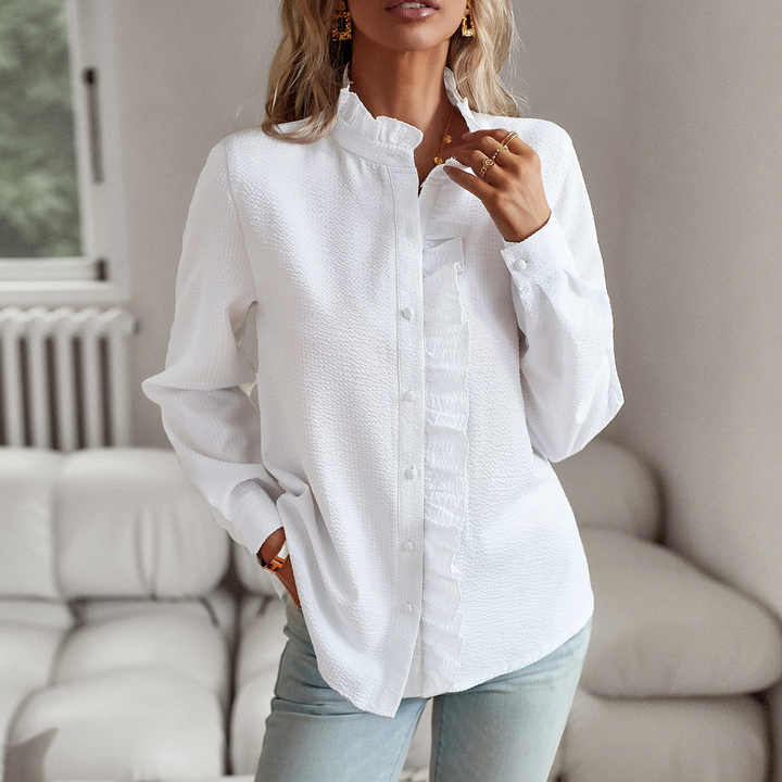 Margaux | Blouse à volants à manches longues