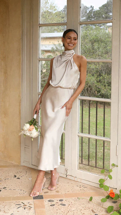 Michele - Robe longue brillante