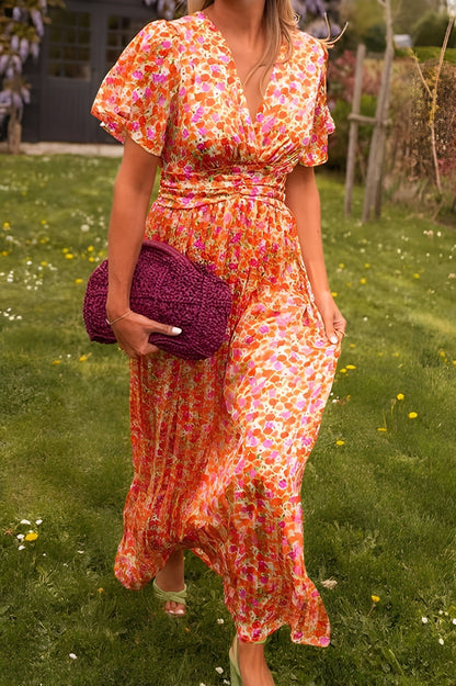 Hélène | Robe colorée et aérienne