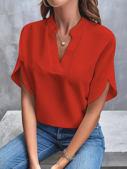 Nelly | Blouse légère et élégante à col en V