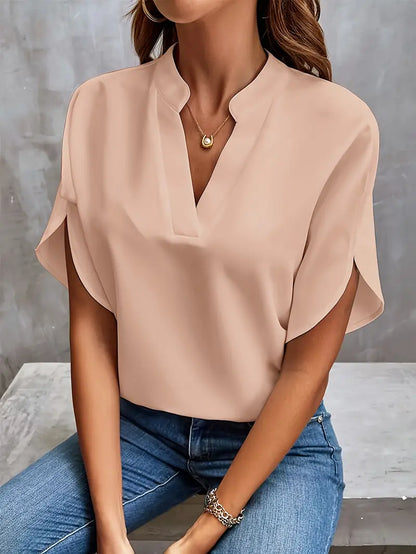 Nelly | Blouse légère et élégante à col en V