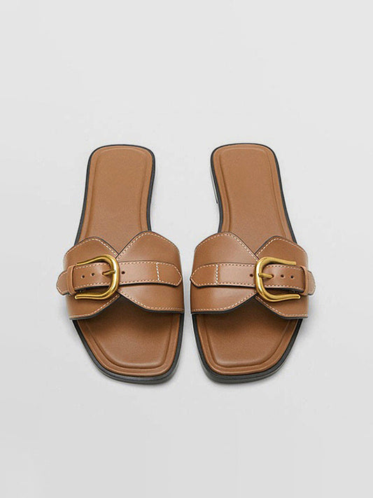 Édith | Mules en cuir élégantes