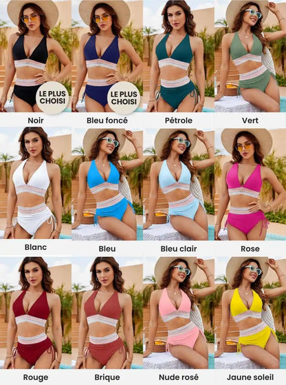 Summer Glow Bikini | Taille Haute Sculptante