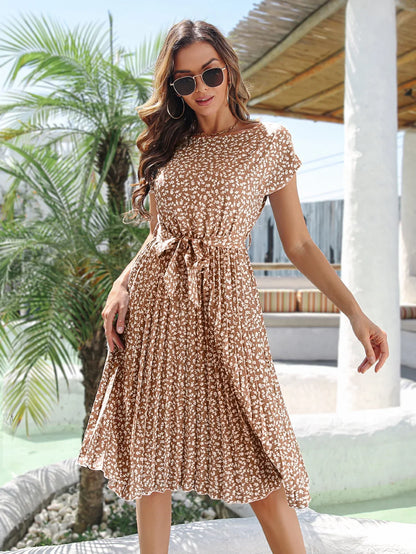 Laurance | Robe portefeuille fleurie