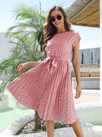 Laurance | Robe portefeuille fleurie