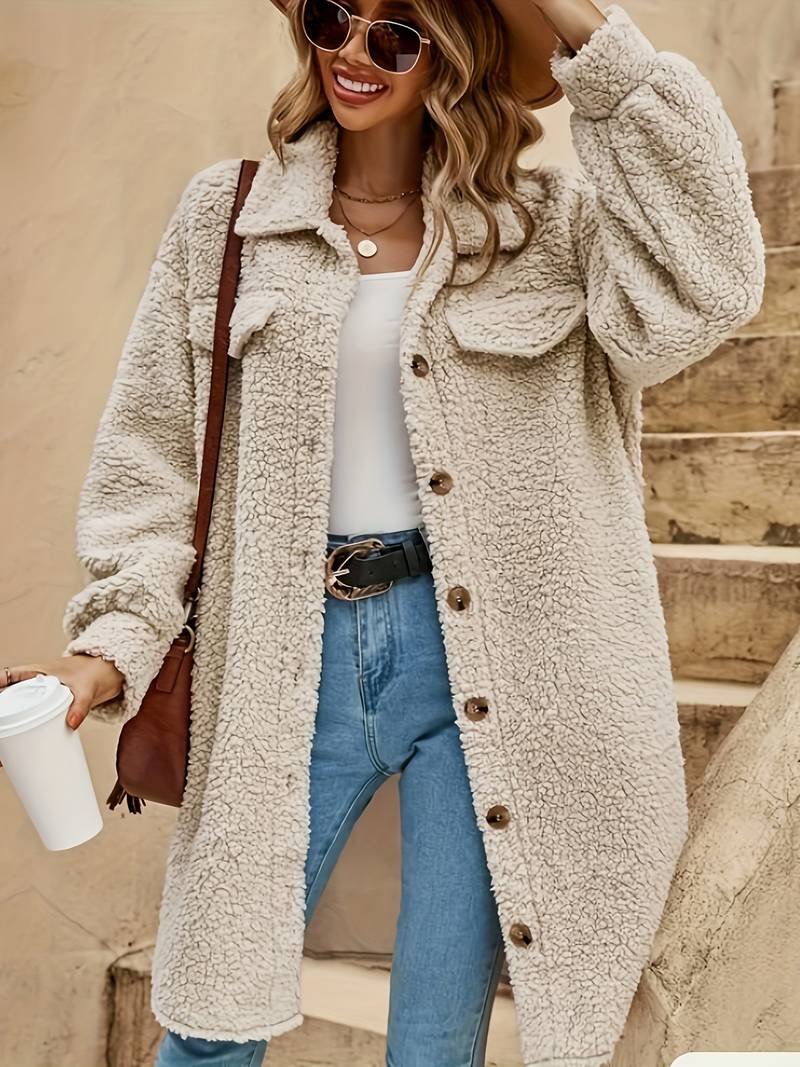 Elya - Manteau Teddy Uni