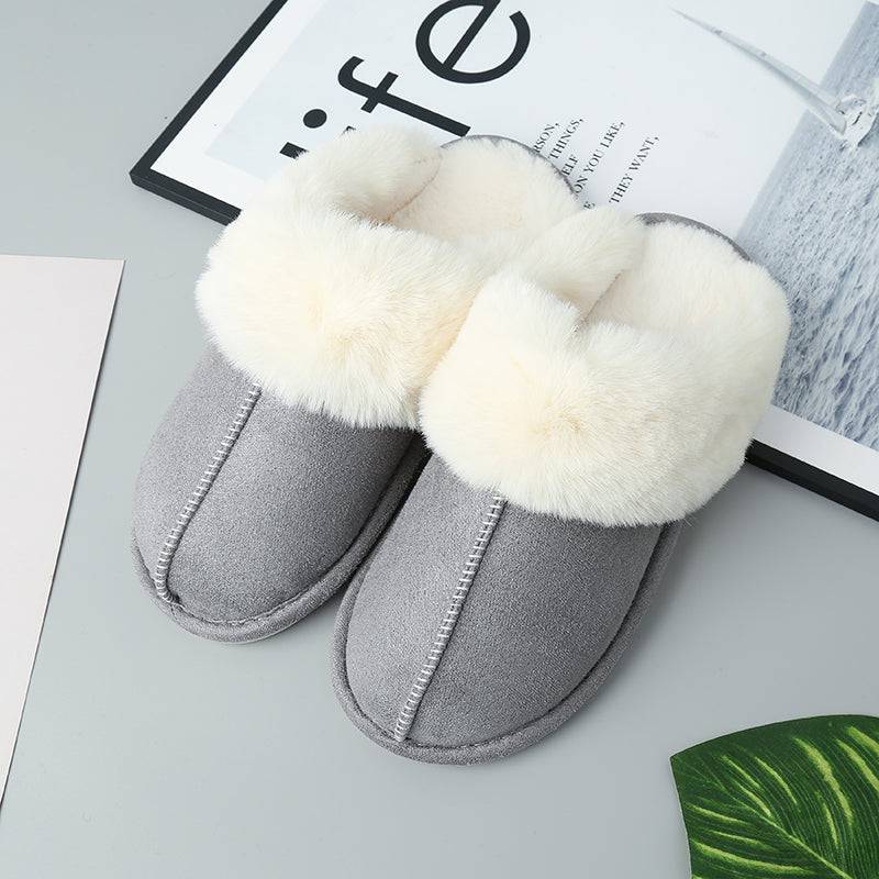 Chaussons d'intérieur chauds et moelleux