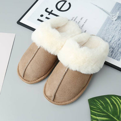 Chaussons d'intérieur chauds et moelleux