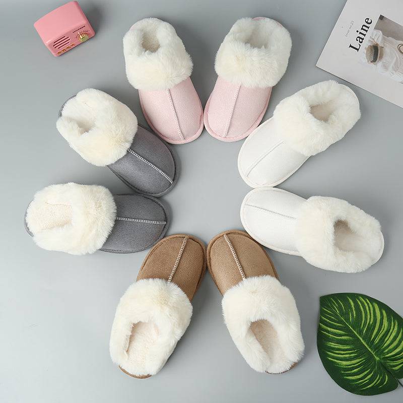 Chaussons d'intérieur chauds et moelleux