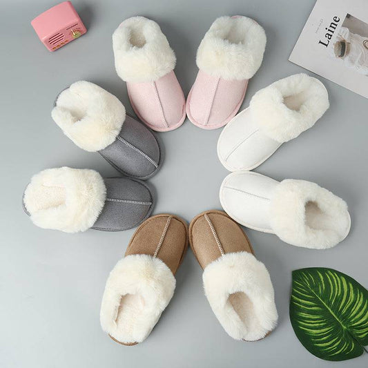 Chaussons d'intérieur chauds et moelleux