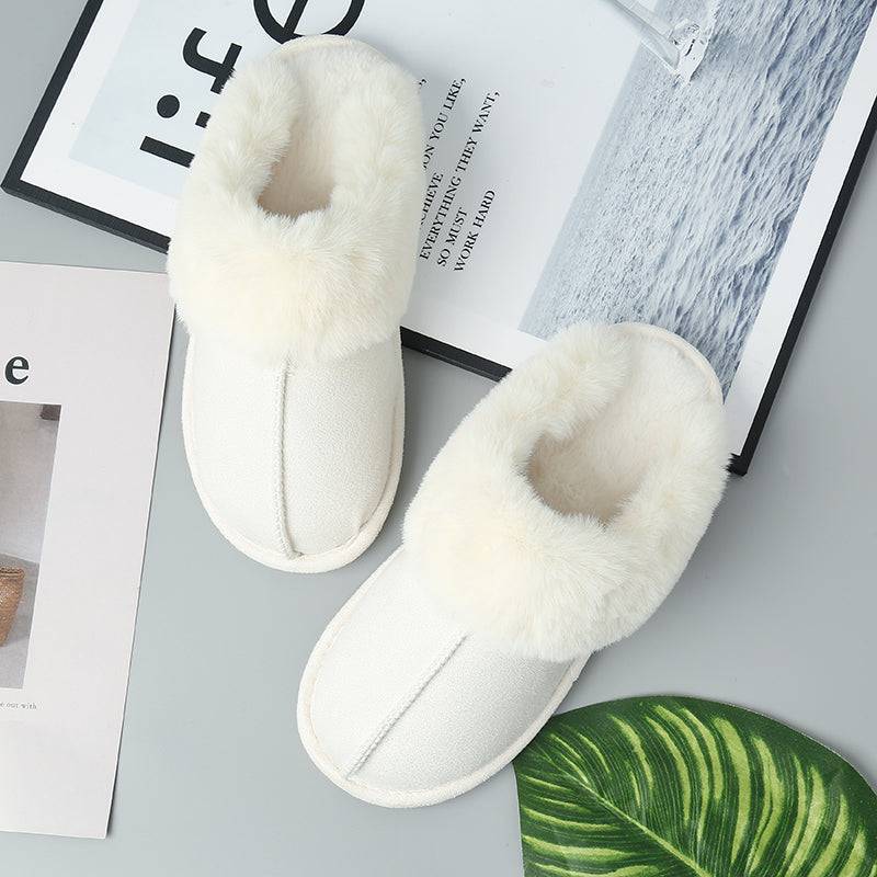 Chaussons d'intérieur chauds et moelleux