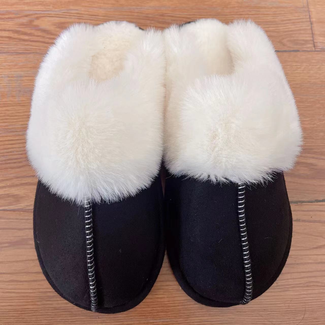Chaussons d'intérieur chauds et moelleux