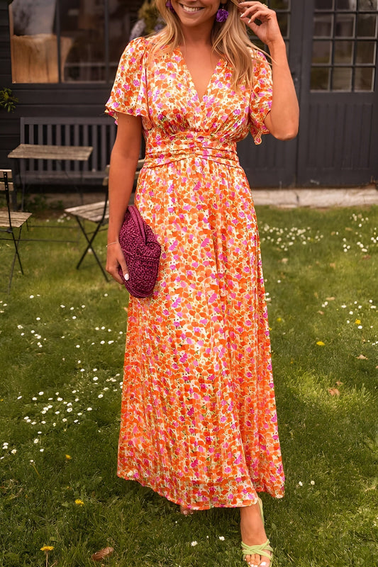 Hélène | Robe colorée et aérienne